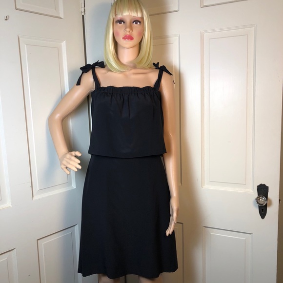 NWT Madewell Silk Off the Shoulder Dress Sz 10 - Picture 1 of 4